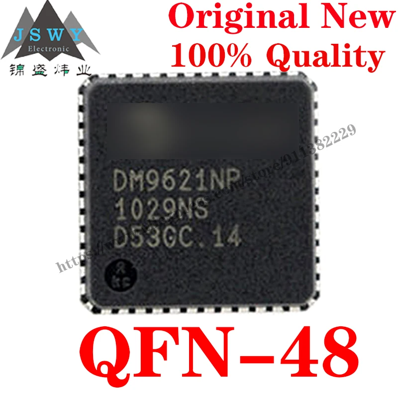 

DM9621NP QFN48 полупроводниковая Беспроводная и радиочастотная интегральная схема Ethernet-трансивер IC-чип с модулем для бесплатной доставки