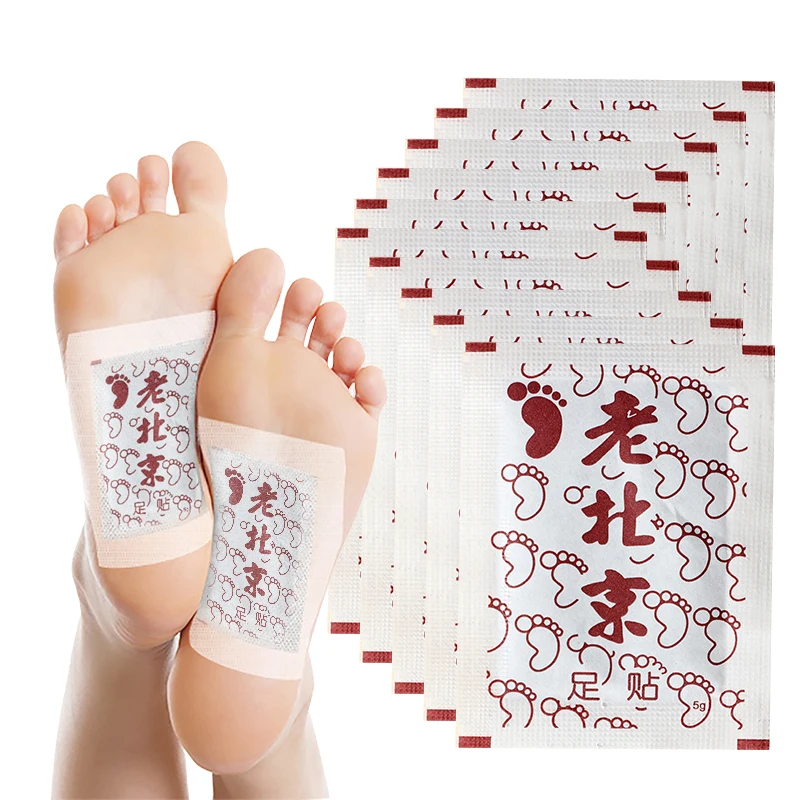 

LAMILEE Artemisia Argyi Detox Foot Patches Pads Toxins Feet Slimming Cleansing Herbal Body Health Adhesive Pads 10Pcs Bulk