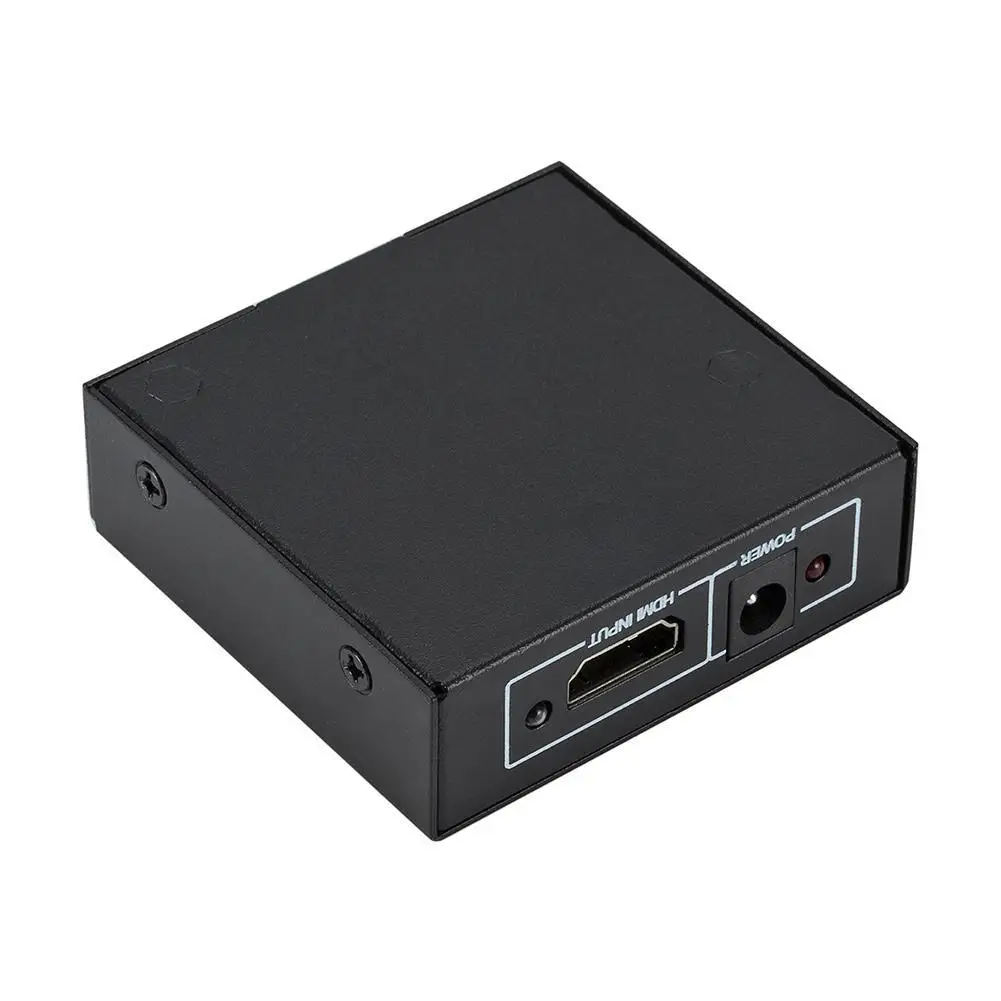 1X2 сплит 1 в 2 Выход Усилитель Full HD 1080p видео HDMI коммутатор HDCP HDMI переключатель Сплит-тер двойной дисплей для HDTV DVD PS3