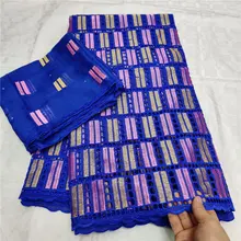 Горячее предложение хлопковое кружево «швейцарская вуаль» африканская Высококачественная египетская хлопковая кружевная вуаль кружевная ткань с камнями Африканская Хлопковая кружевная ткань