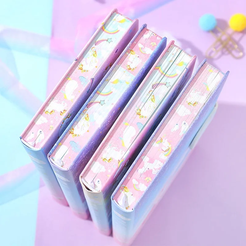 Kawaii Dream Единорог выстроенный планировщик Магнитная кнопка записная книжка ежемесячный недельный для планирования расписания школьные принадлежности
