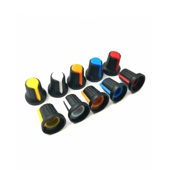 

20PCS WH148 potentiometer knob cap Yellow Orange Blue White Red 15X17mm AG2 knob