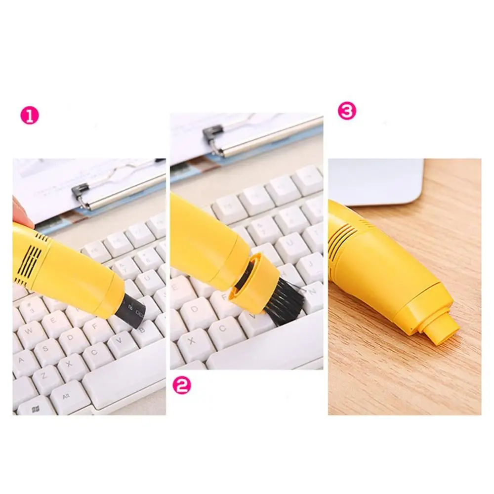 Mini Computer Vacuum USB Keyboard Cleaner PC Laptop Brush Dust Cleaning Kit Vaccum Cleaner Computer Clean Tools