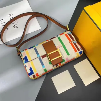 

The latest fashion age-reducing rainbow bag can be portable with one shoulder and crossbody