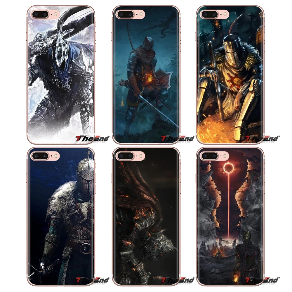 Прозрачные чехлы из ТПУ для Xiaomi Redmi 4 3 3S Pro mi 4i 4C 5 5s Max Note 2 Nameless King Dark souls игры |