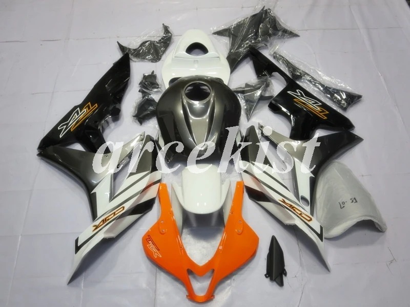 Мотоцикл литья под давлением обтекатель Подходит для Honda CBR600RR CBR 600RR F5 2007 2008 CBR 600 RR CBR600 07 08 Обтекатели белый оранжевый