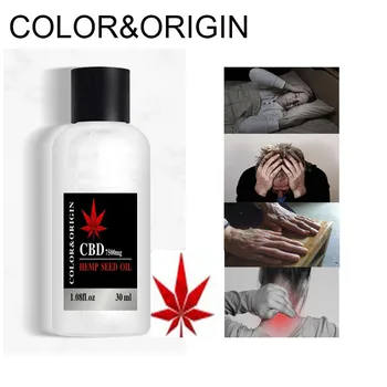 

Color&Origin Hemp Seed Oil Hemp Seed Extract 7000mg CBD Oil Bio Active Drop Essential Oils For Sleep Improving Pain Relieve 30ml
