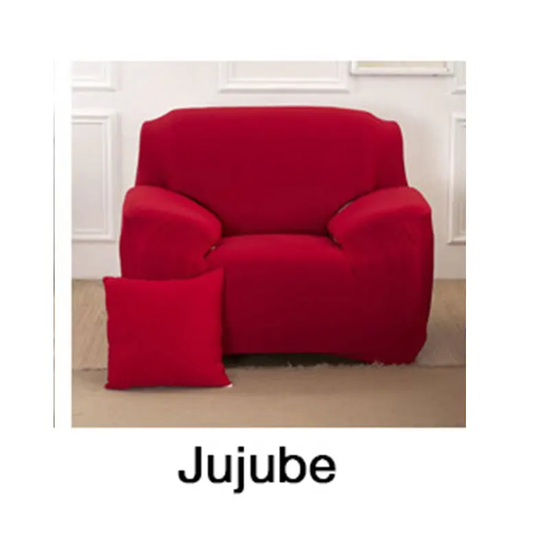 jujube Стрейч диванных чехлов для Гостиная домашний диван протектор чехол Диван Набор крышек для 1/2/3/4 местный - Цвет: jujube