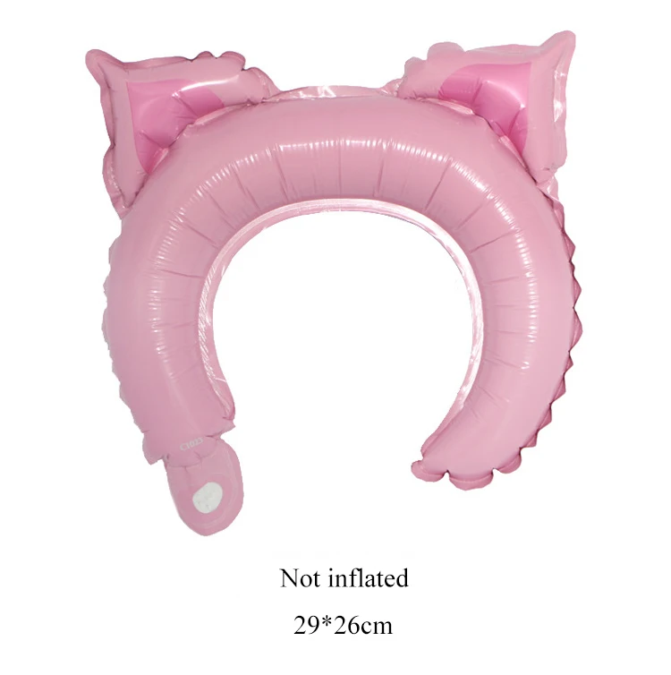 30 шт 3g повязка на голову фольгированные воздушные шары повязка на голову с днем рождения воздушный шар детский маленький подарок воздушный шар мультфильм животное Свадебный шар