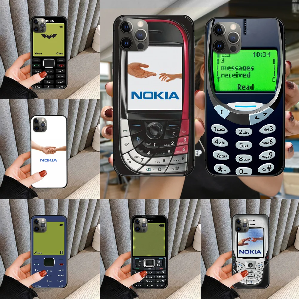 Забавный чехол для телефона Nokia Iphone 5 5S 6 6S PLUS 7 8 11 12 Mini X XR XS PRO SE 2020 MAX черный бампер 3D