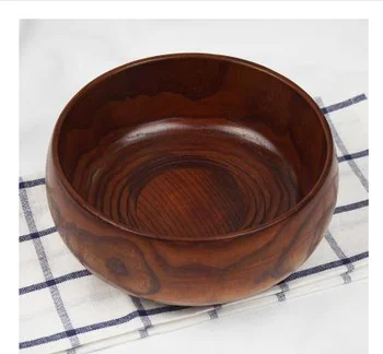 

Extra large oversized solid wood bowl fruit bowl tub soup bowl large tableware rice bowl