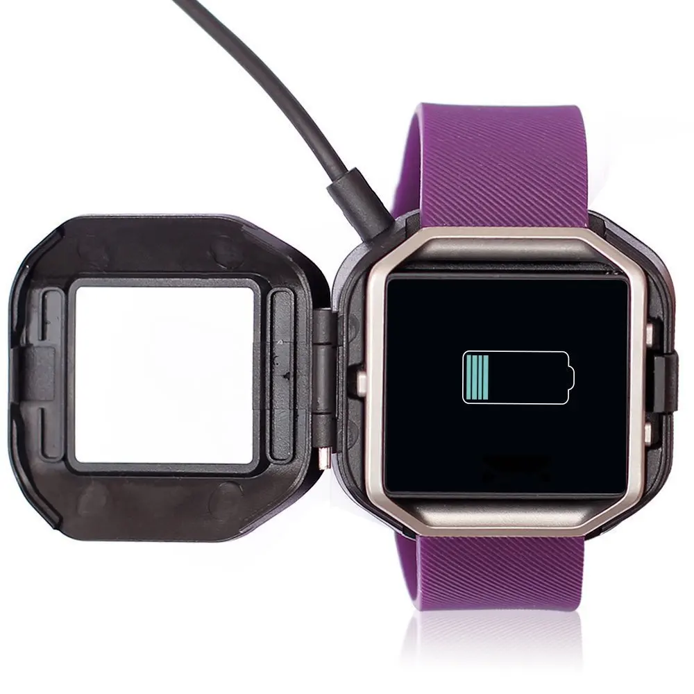 AWINNER легко зарядное устройство клип совместим с Fitbit Blaze-замена USB зарядное устройство адаптер зарядный шнур зарядный док-кабель