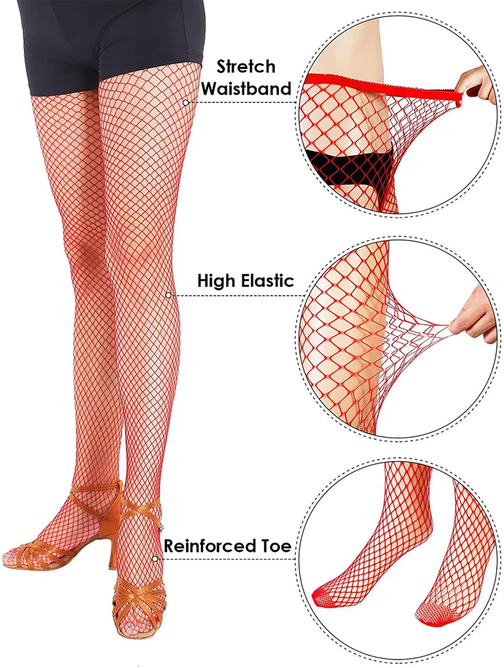 Collant strappati calze a rete nere e rosse / collant rovinati collant strappati collant goth calze a rete leggings a rete / collant punk - Italia Collant strappati calze a rete nere e rosse / collant rovinati collant strappati collant goth calze a rete leggings a rete / collant punk - Italia
