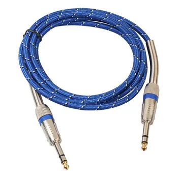 

6.35mm Mono Jacks 1/4 inch Straight Male to Male Instrument Cables for Electric Guitar, Bass, Keyboard, and other Professional A