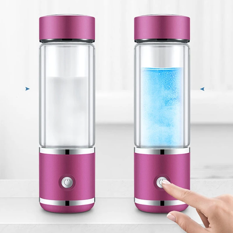 

300Ml High H2 and Orp Hydrogen Generator Water Ionizer Bottle with Electrolysis Technology Blue