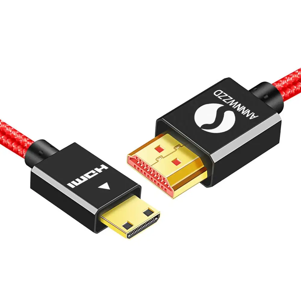 Camcorders Tablet Laptop Digital-Cameras Cable-Compatible Mini Hdmi-To-Hdmi High-Speed