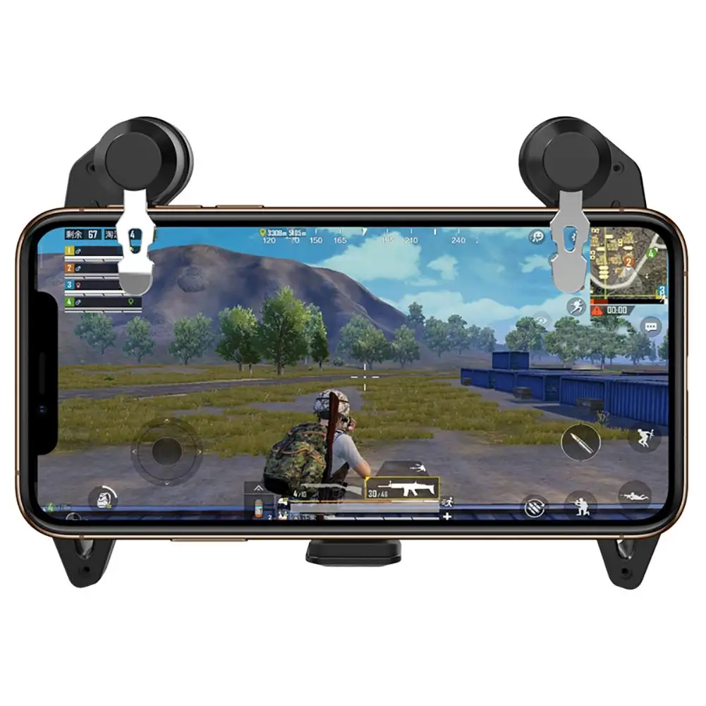 New High-quality Mobile Game Controller Mobile Gaming Trigger For PUBG Rules Of Survival Gaming Gri