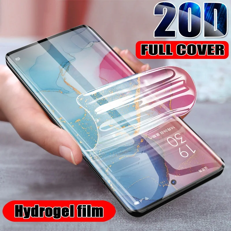 Гидрогелевая Защитная пленка для Samsung Galaxy M21/M31/M41/M01 защиты экрана A7/A8 2018/J6 Plus 2018 не