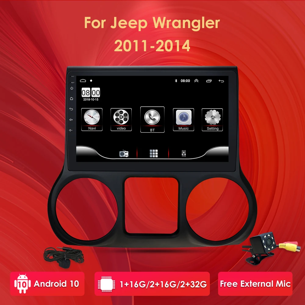 Автомобильный радиоприемник для Jeep Grand Wrangler JK Android автомобильное радио стерео