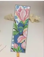 Мм милые девушки DIY ремесло Стич вышивки крестом металлическая Закладка серебро Золотой Рукоделие Вышивка ремесла счетный крест-Набор для вышивки - Цвет: Шоколад