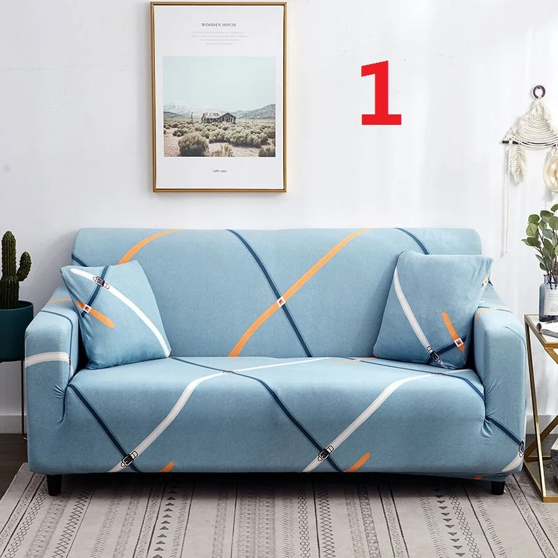 latest design luxury sofa covers cheap spandex sofa cover elastic stretch set sofa cover - Цвет: Красный