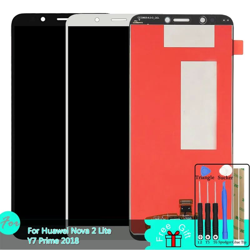 SZMUGUA для Huawei NOVA 2 Lite Y7 Prime ЖК-дисплей+ сенсорный экран дигитайзер замена стеклянной панели