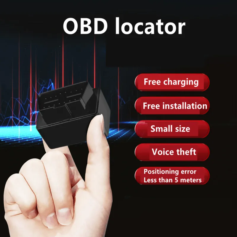 Автоматическая установка Obd локатор мини-gps для автомобиля трекер автомобилей спутникового слежения против кражи Obd2 Gpstracker навигационный локатор