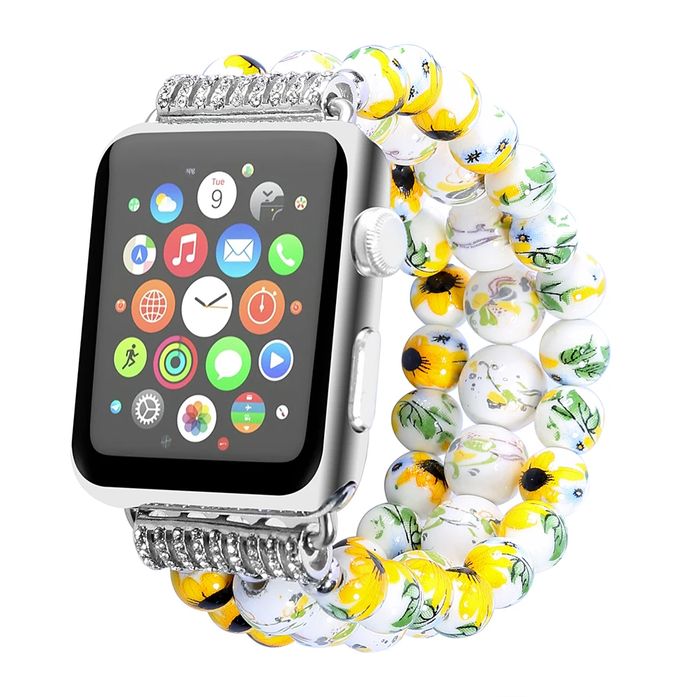 Керамический ремешок ручной работы для IWatch Series 4 5 44 мм 40 мм китайский стиль браслет для Apple Watch Series 1 2 3 Band 38 мм 42 мм петля