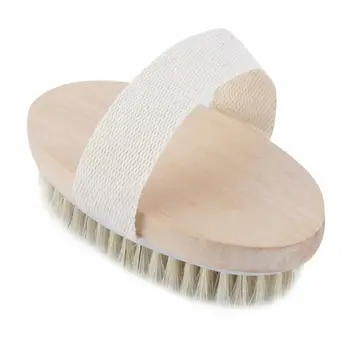 

New Fashion Natural Bath Bristle Body Brush Exfoliating Sponge Scrub Skin Cleaning Brushes