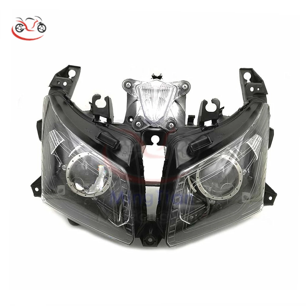 Для Yamaha T-MAX530 12 13 14 t бреющая головка светильник спереди двойная лампа головной светильник сборки TMAX530 Tmax T-MAX 530 2012 2013