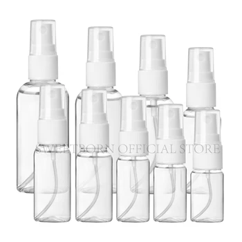 

Portable 10-150ml Cosmetic Bottle Points Bottling Travel Transparent Plastic Perfume Atomizer Small MIni Empty Spray Gift