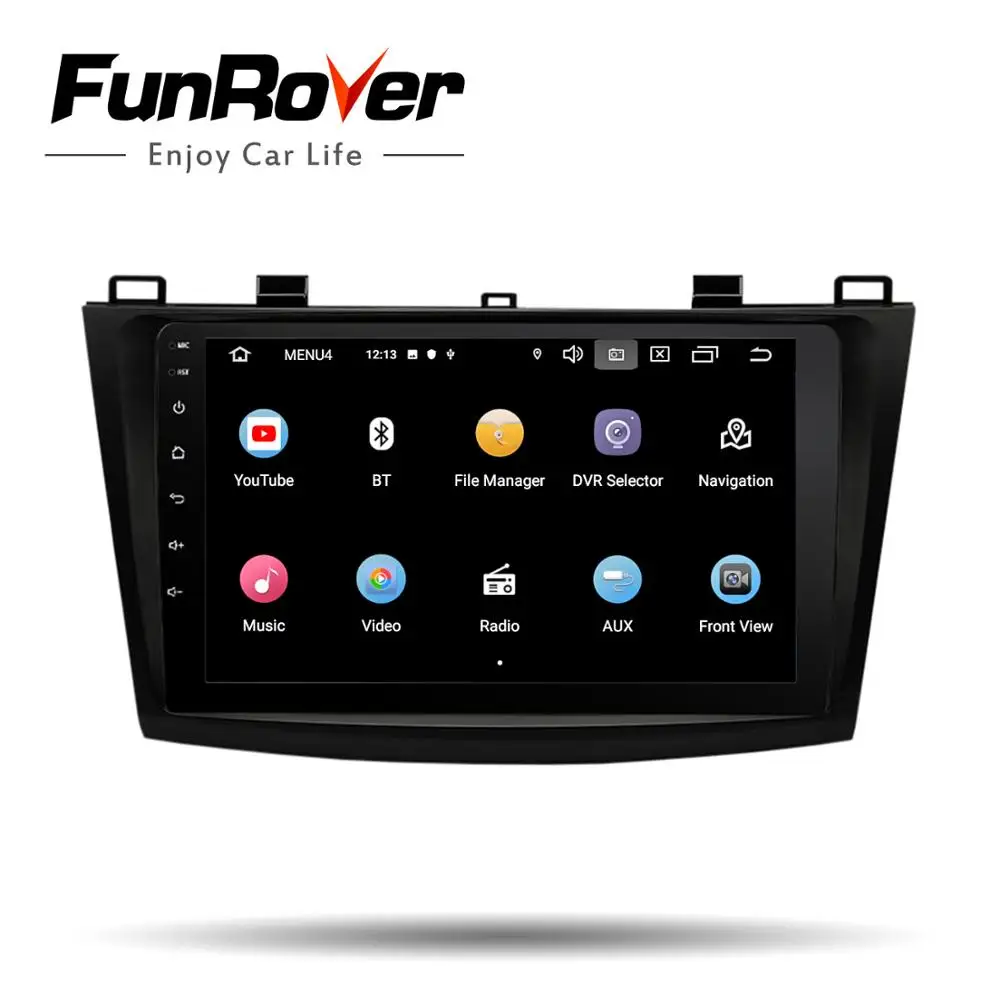 Flash Deal Funrover 2.5D+IPS Android 9.0 Car Radio Multimedia for Mazda 3 Mazda 3 maxx Axela 2010-2013 2din car dvd  gps navigation player 4