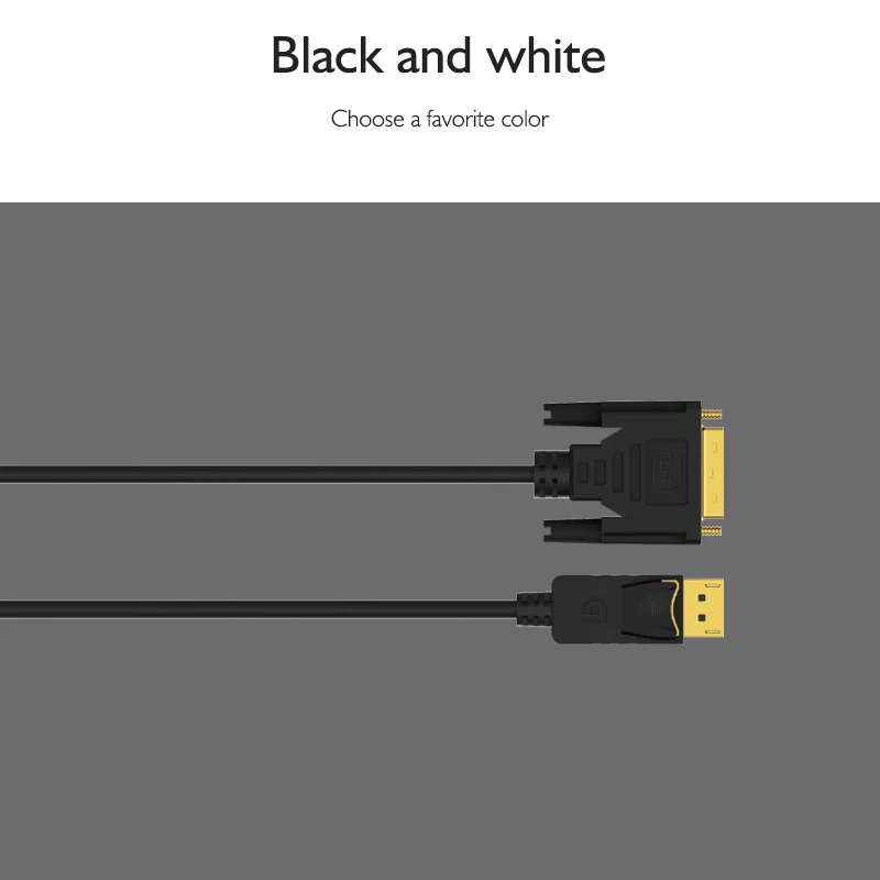 AMS-Dp к Dvi, Displayport Dvi адаптер, 1,8 м Папа-папа позолоченный Displayport Dp к dvi-d разъем 6 футов подходит для