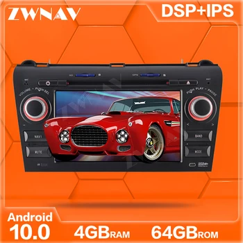 

Android 10.0 4+64G screen Car DVD Player GPS Navi For Mazda 3 Mazda3 2003-2009 GPS Auto Radio Stereo Multimedia Player Head Unit