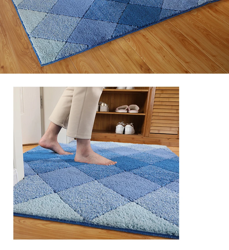 Градиентные цветные дверные половик коврики для прихожей коврик для кухни коврики для ванной коврик для ног ковер для гостиной под заказ