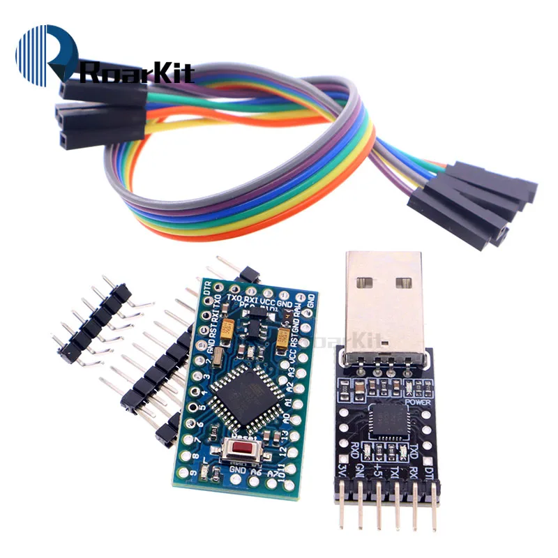 Бесплатная доставка 1 шт. модуль 6pin CP2102 + Pro мини Модуль Atmega328 5 в 16 м для Arduino
