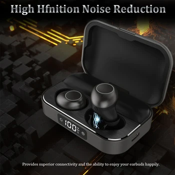 

X6 New TWS Bluetooth 5.0 Earphone Waterproof Hifi Wireless Earbuds LED Bluetooth Earphone Headphones Headset for Android ios