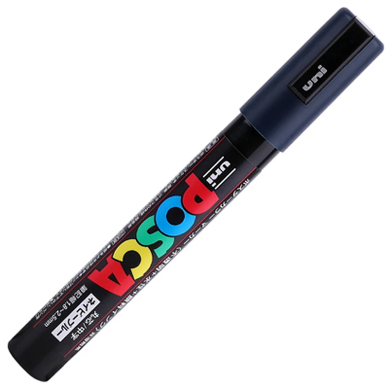 6/15 шт Uni Posca PC-5M Краска Маркер-средний Tip-1.8mm-2.5mm 17 цветов - Цвет: 6pcs Tibetan blue