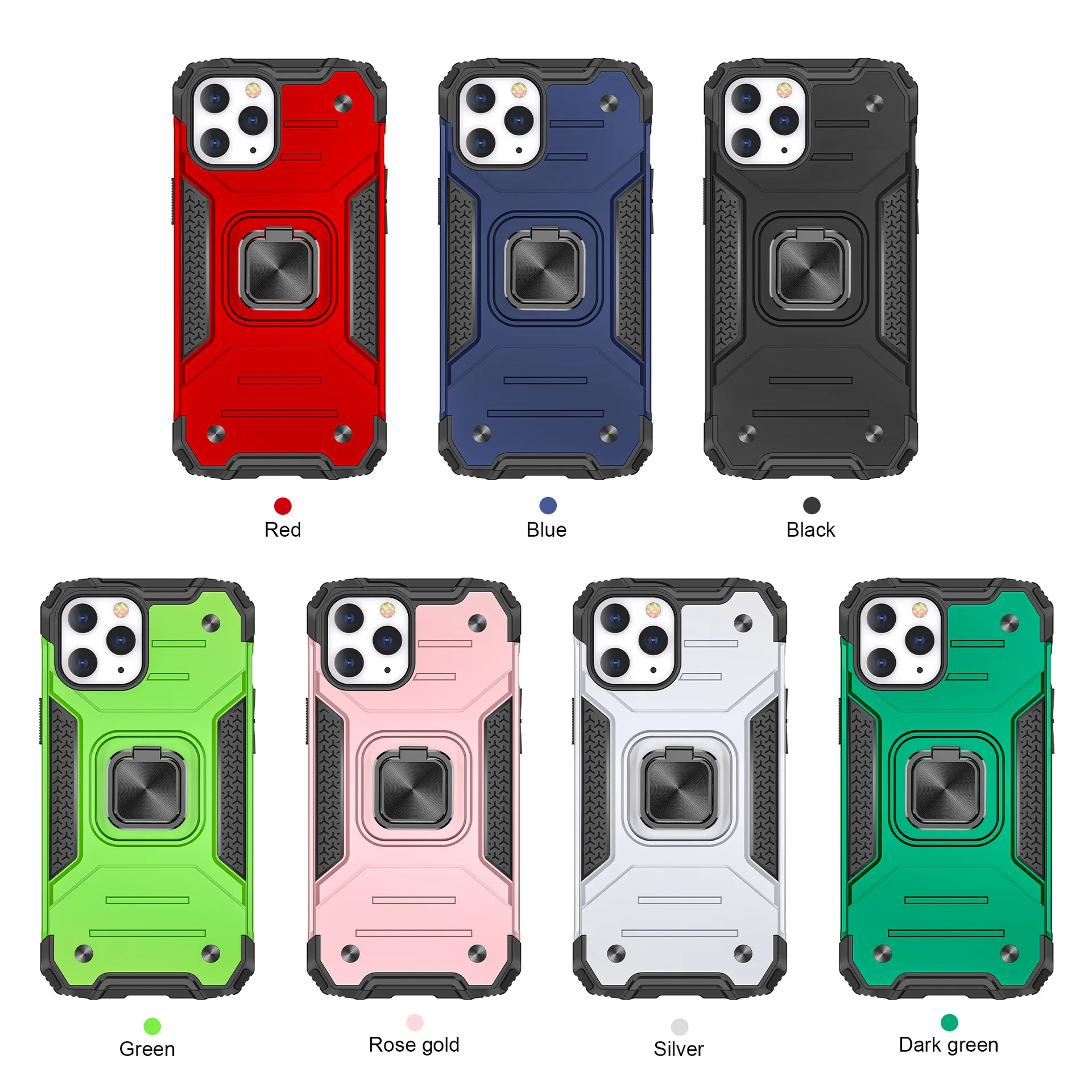 

The Customer League Armor Phone Case Is Suitable for Apple 12pro Max Car Stand 11Pro Max Anti-fall Case