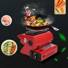 Heater-Cap Burner Stove Portable for Butane Gas Warmer Stainless-Steel 2-In-1 Mini Outdoor