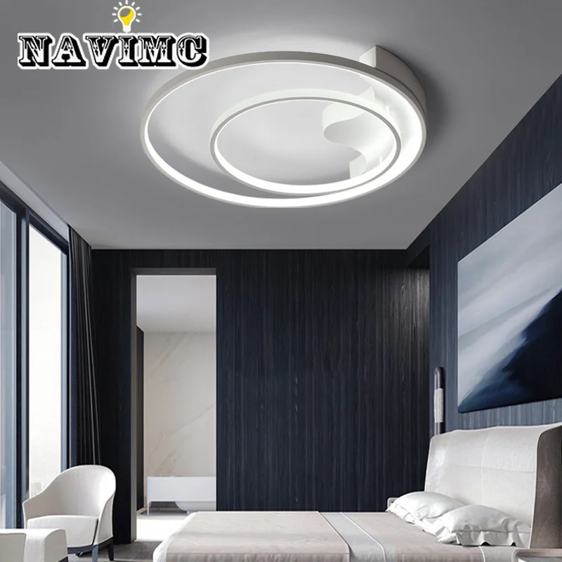 

Modern Minimalist LED Remote Control Ring Ceiling Light for Restaurant Kitchen Bathroom Lighting
