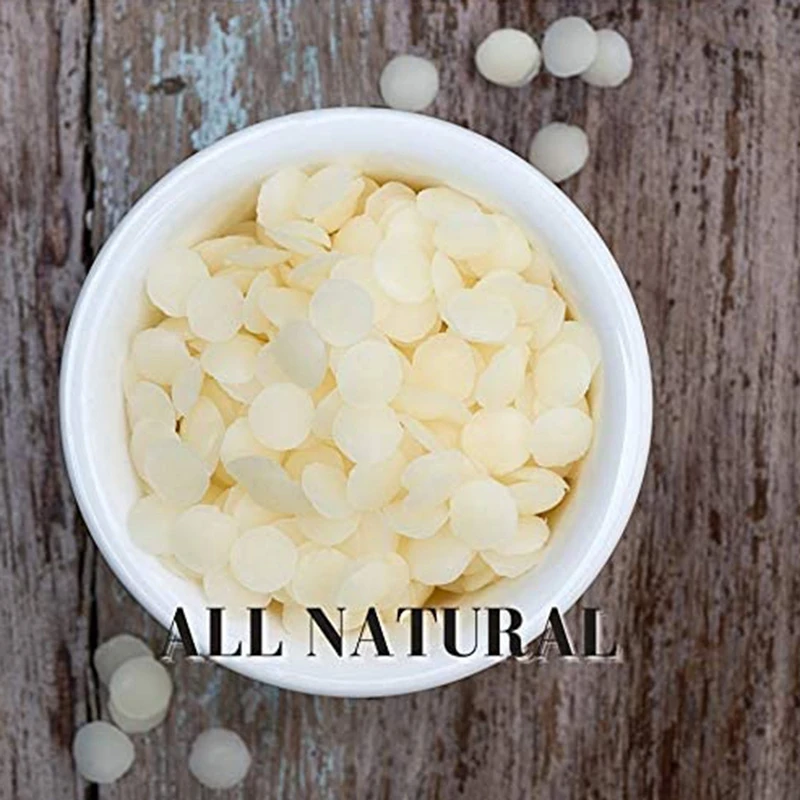 Hot Sale White Beeswax Pellets For Candle Making , Easy Melt