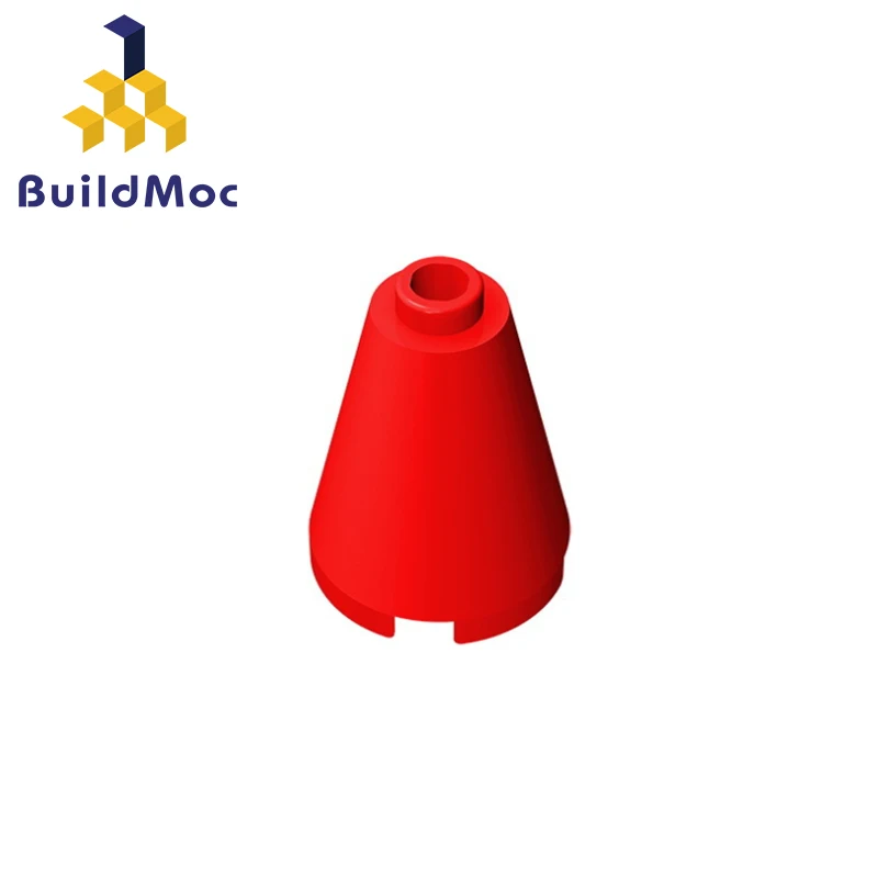 BuildMOC 14918 конус 2x2x2 открытый штифт для строительных блоков детали сделай сам