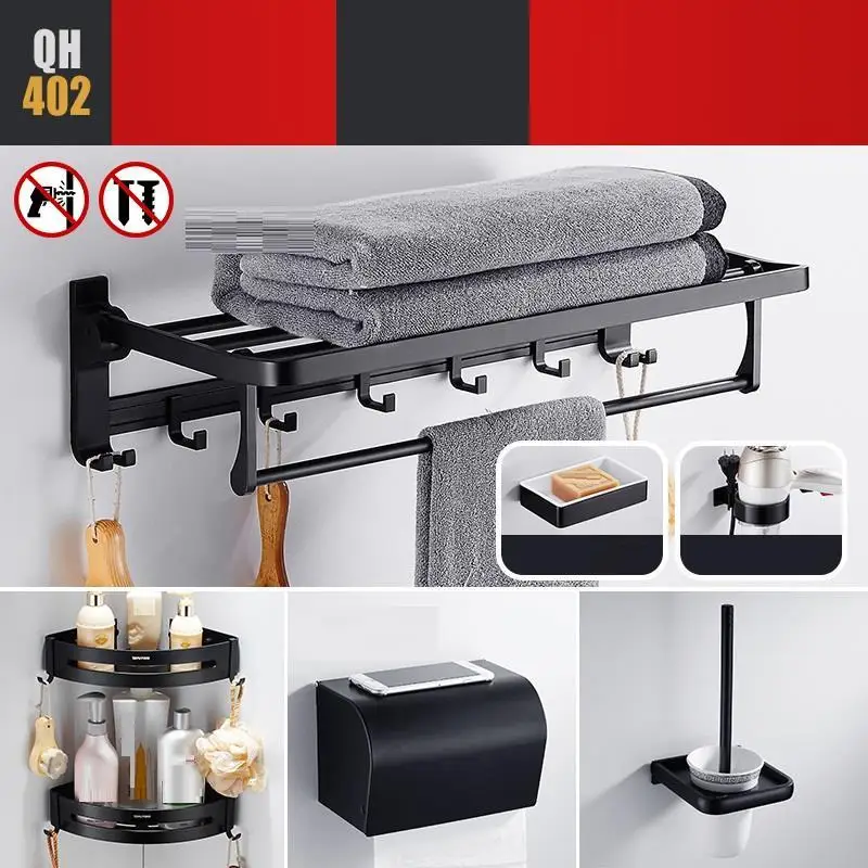 Держатель для сушилки Prateleira Banheiro Rack Estanteria Pared Porta Shampoo Mensole настенная душевая полка-органайзер для ванной - Цвет: MODEL J