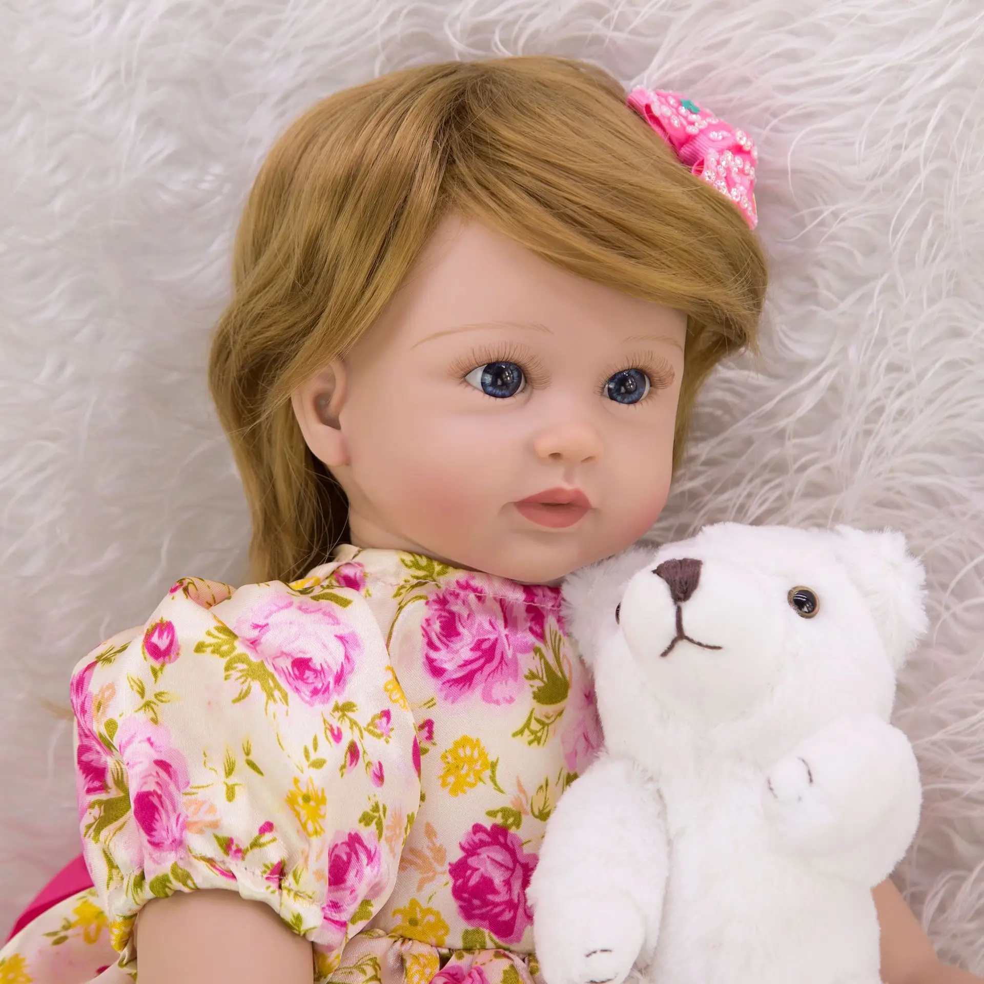 60 см Boneca reborn baby menina кукла игрушки мягкий силиконовый виниловый ребенок девочка-реборн принцесса кукла классический подарок игровой дом игрушка кукла