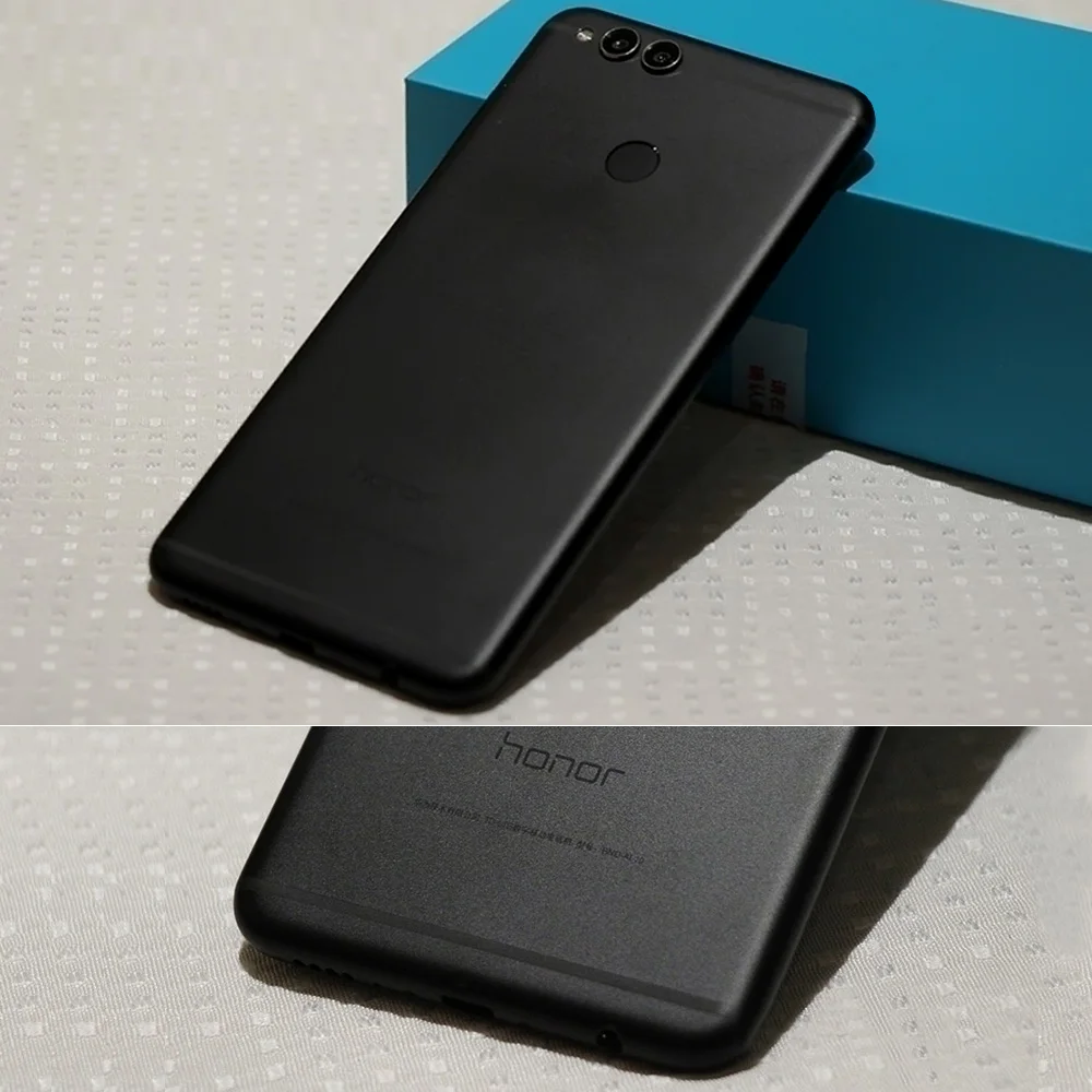 Мобильный телефон Honor 7X Face ID, 5,93 дюймов, 2160*1080 P, 4 гб, 64 гб, четыре ядра, две тыловые камеры, 3340 мач, смартфон с отпечатком пальца
