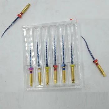 

12 pcs Universal Dental Engine Use NiTi SuperBlue Rotary File SX-F3 25mm Taper Dentist Tool Teeth Whitening Material Equipment