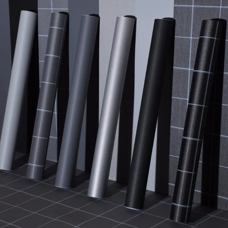 

Dormitory Living Room Nordic Style INS Wallpaper Blac