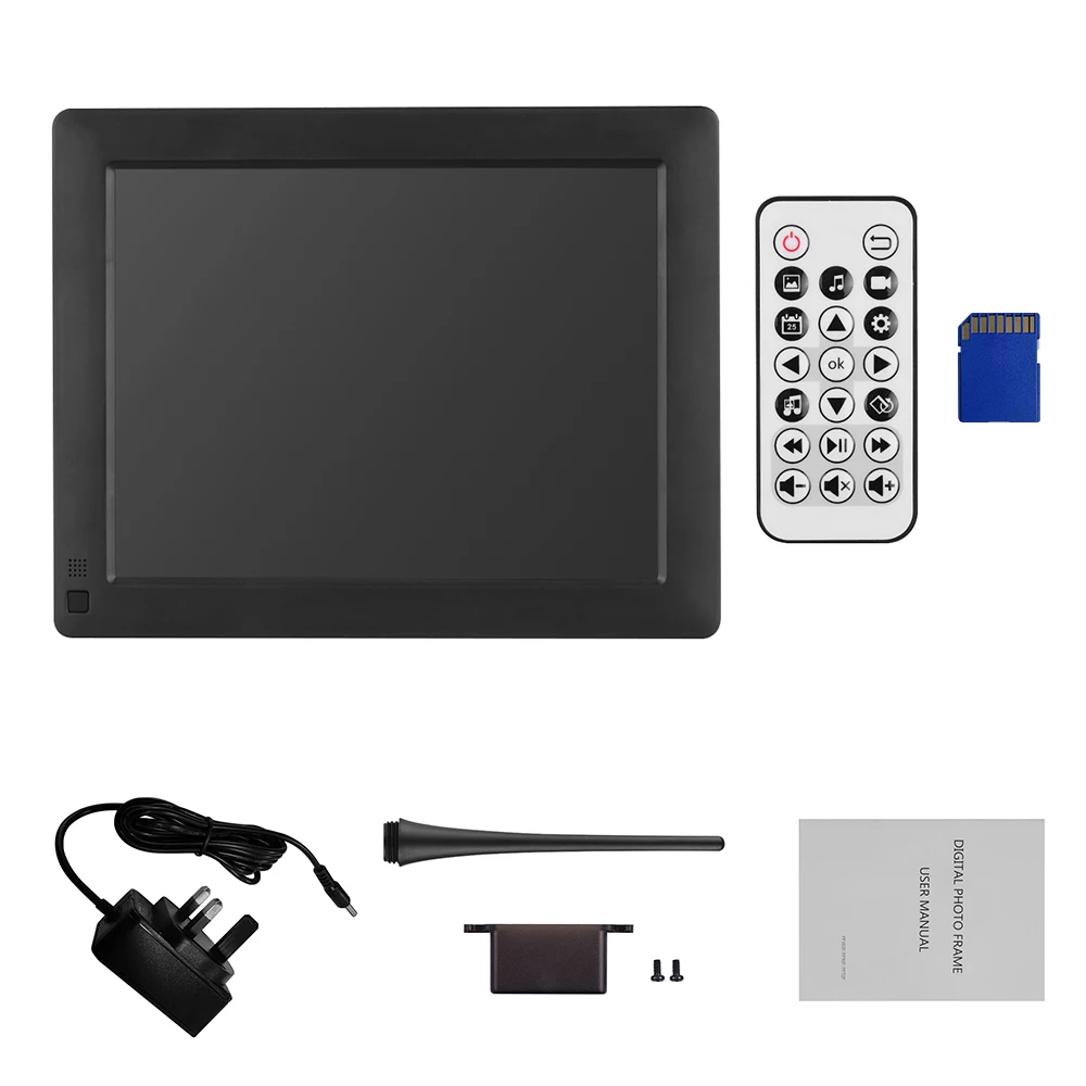 Andoer 9 дюймов IPS-LCD цифровой фоторамки альбом 1280*800 поддерживает функции обнаружения движения с 8 Гб дистанционного управления
