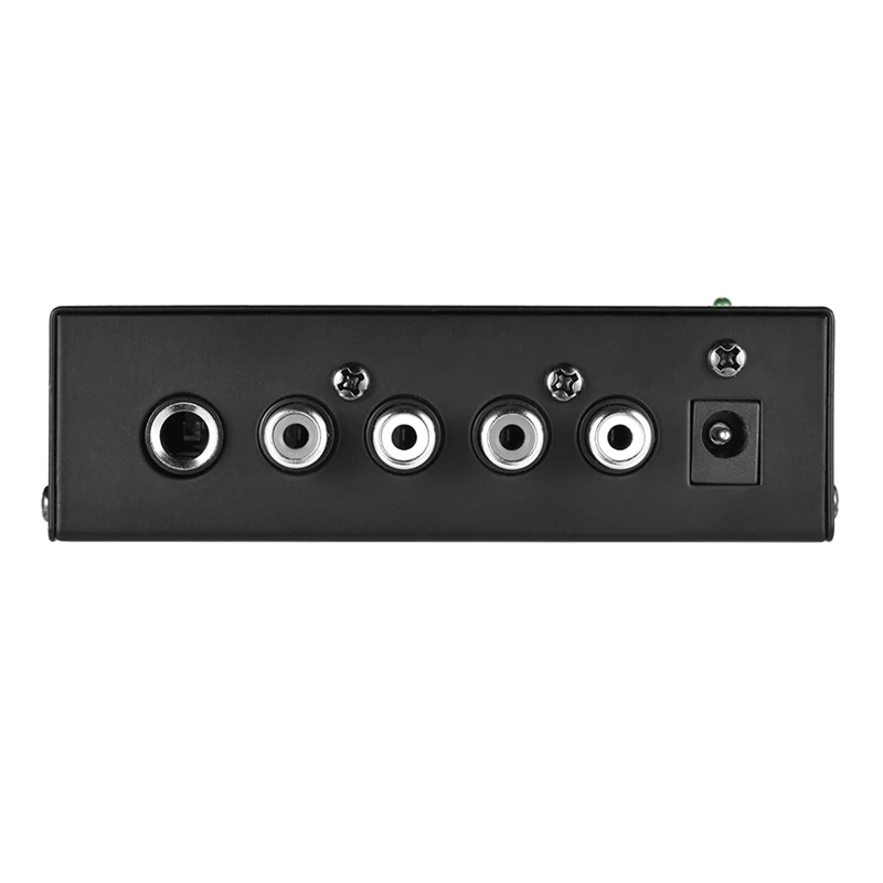 Горячая 3C-Ultra-Compact Phono предусилитель с Rca 1/4 дюйма ТРС интерфейсы предварительно фонокорректором(штепсельная Вилка европейского стандарта